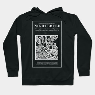 Nightbreed woodcut art Hoodie